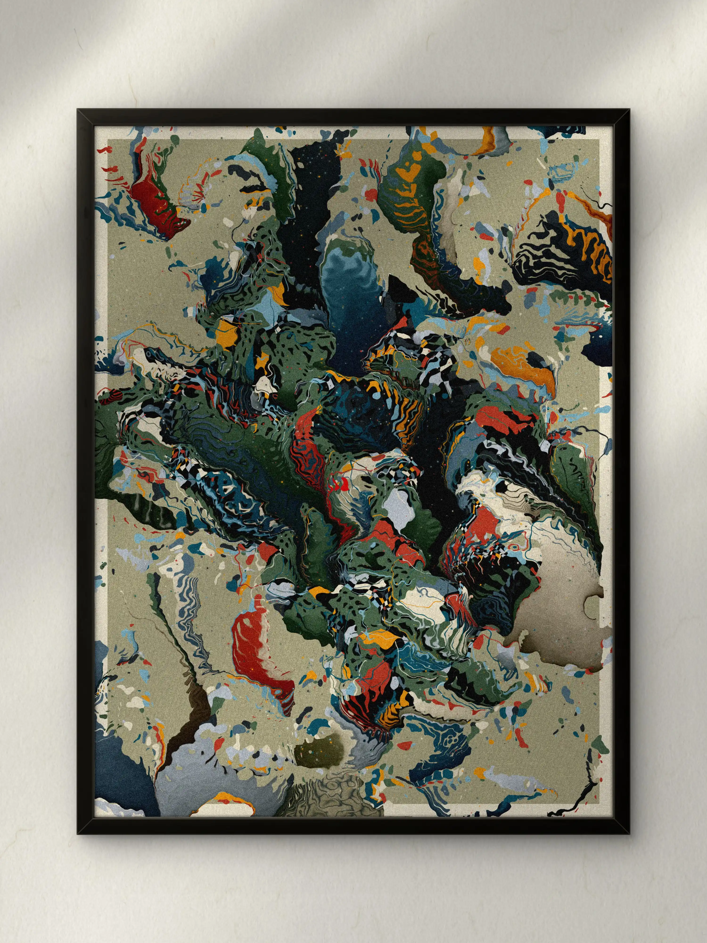 Athanasia print detail, frame B